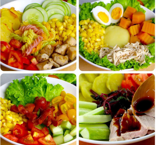 4 món salad ăn kiêng đơn giản, dễ thực hiện