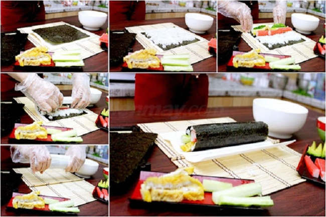 hướng dẫn chi tiết cách làm sushi dễ nhất quả đất cực ngon