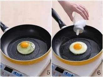 bí quyết làm món trứng ốp la với vòng tròn hoàn hảo