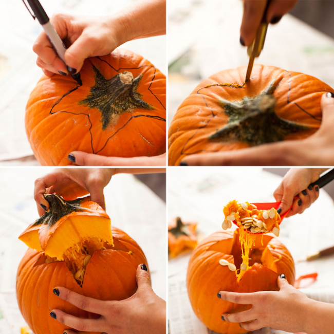 10 bước cơ bản để khắc bí ngô halloween cực ấn tượng