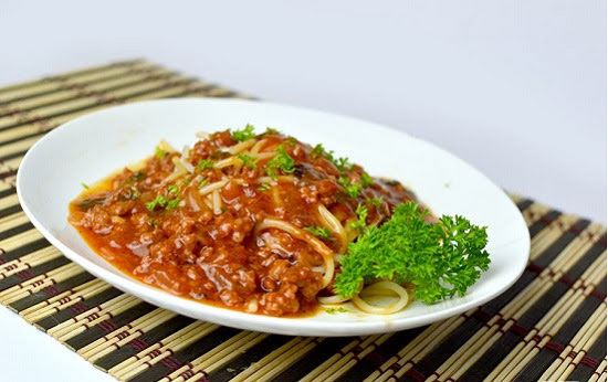 cách làm món mỳ spaghetti thịt bò đơn giản chuẩn phong cách ý