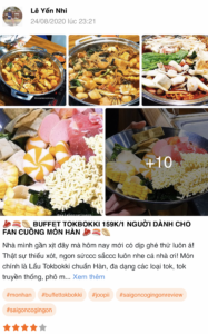 buffet sài gòn, review buffet tokbokki joopii có gì khiến giới trẻ mê mẩn?