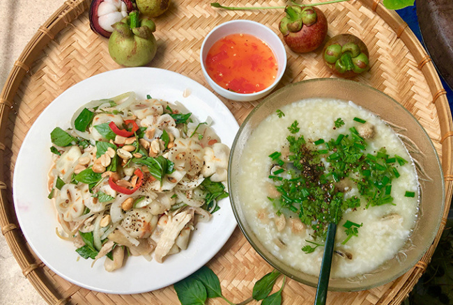 mangosteen chicken salad, vietnamese cuisine, mangosteen chicken salad – summer delicacy