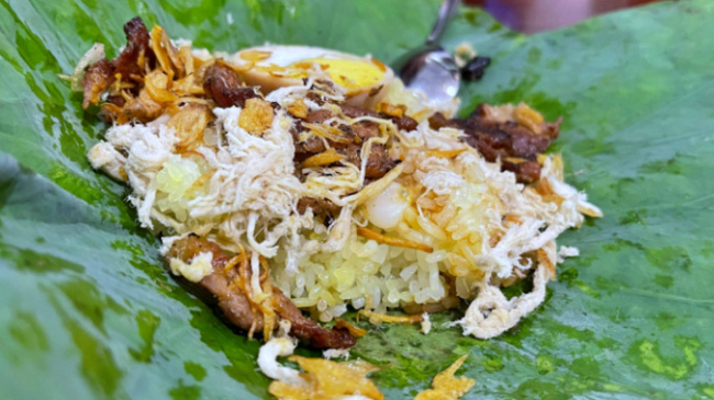 anchovy sticky rice, ant egg sticky rice, delicious restaurant, five coloured sticky rice, mango sticky rice, palm sticky rice, saigon cuisine, saigon snacks, top 8 delicious sticky rice restaurants in saigon, eat once and remember