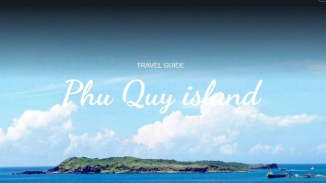 TRAVEL GUIDE Phu Quy island