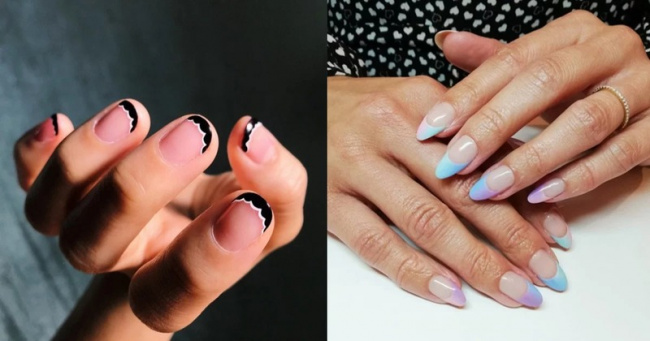 nail đẹp, 10+ ý tưởng sơn móng tay kiểu pháp cho các cô nàng thanh lịch
