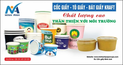 9 xưởng sản xuất ly giấy chất lượng, giá tốt tại hà nội