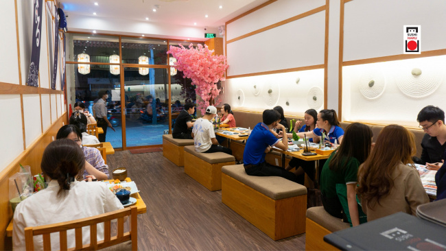 ăn chơi sài gòn, sushi haru chuỗi nhà hàng nhật sang trọng mức giá bình dân