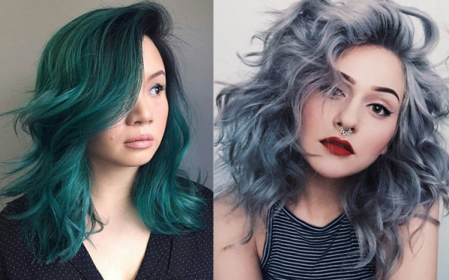 Màu tóc xanh rêu xám khói kết hợp giữa 3 sắc thái màu, tạo nên một màu sắc độc đáo và thu hút. Hãy cùng xem hình về màu tóc xanh rêu xám khói để khám phá ra sự đặc biệt của màu sắc này nhé.