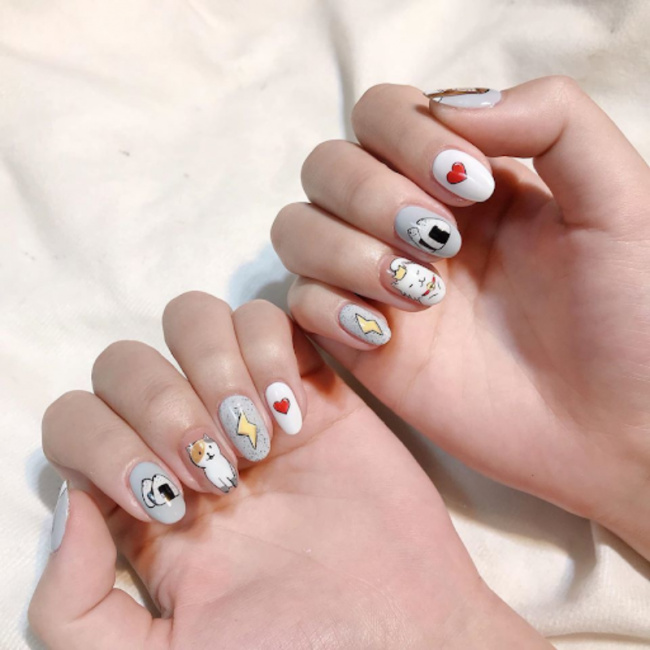 nail đẹp, tổng hợp 15 mẫu nail cho tay thô đẹp được yêu thích nhất