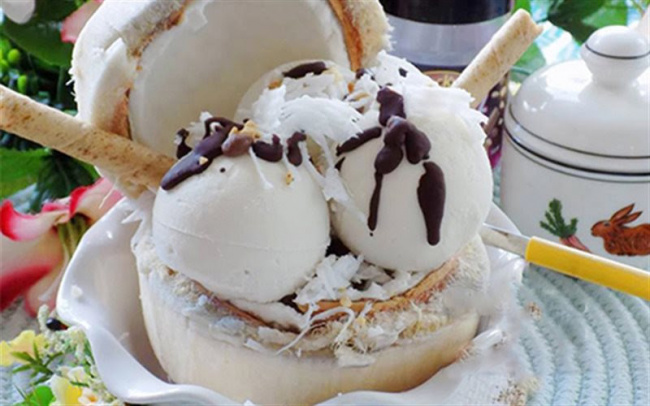 3 công thức kem dừa mát lạnh, dễ làm mà không cần máy làm kem