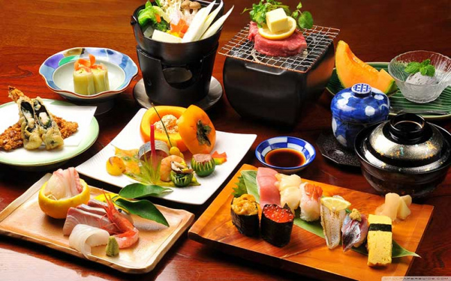 Độc đáo nét văn hóa ẩm thực Nhật Bản