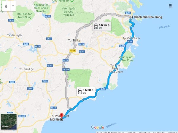 Từ Nha Trang đi Mũi Né bao nhiêu km? Hướng dẫn chỉ đường từ A-Z