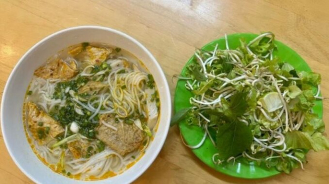 Fish noodle soup – a cool dish for customers visiting Quy Nhon