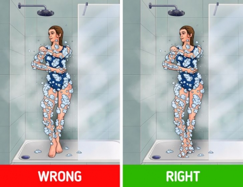 7 bộ phận cơ thể bạn có thể đang vệ sinh sai cách khi tắm