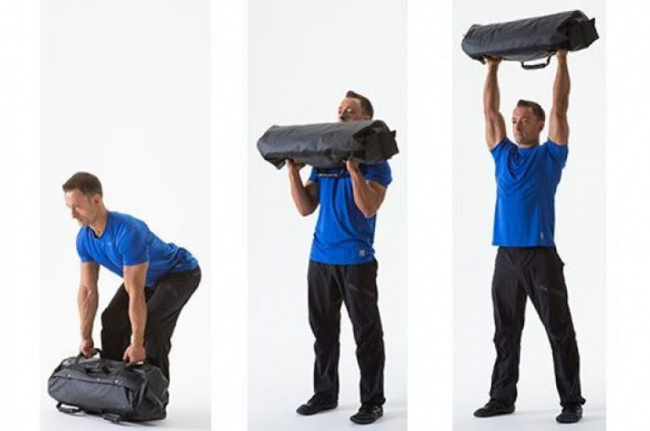 sandbag giúp tăng sức mạnh cơ tối đa