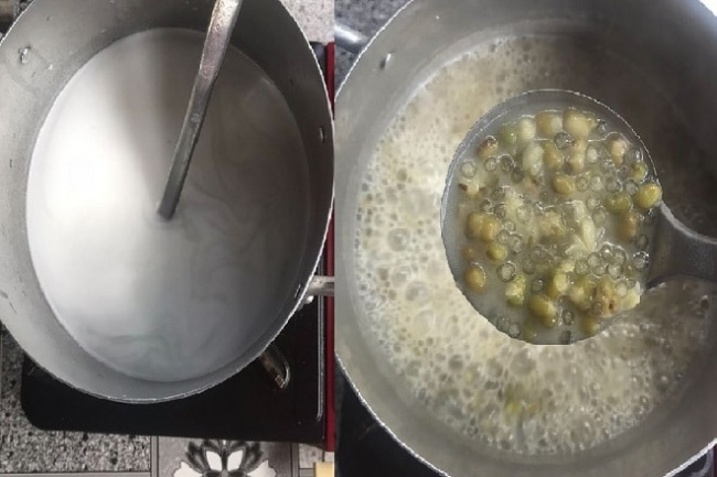 cách nấu chè đậu xanh bột khoai ngon với 2 hương vị khác nhau