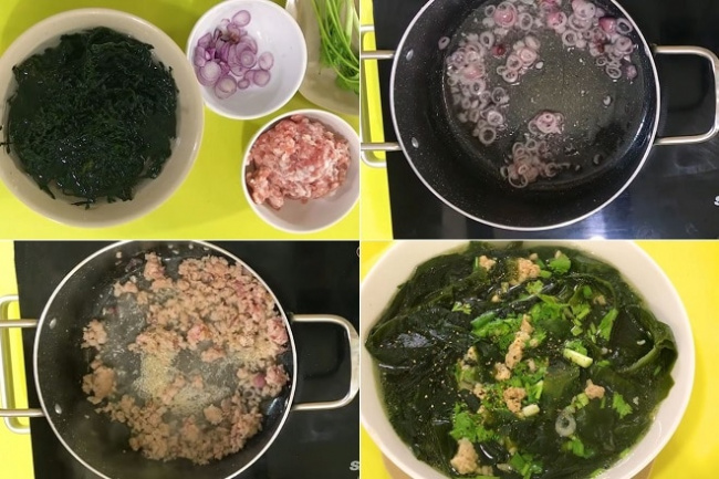3 cách nấu canh rong biển thịt bằm đậu hũ thơm ngon tại nhà