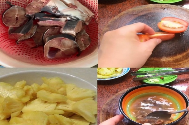 cách nấu canh chua cá trê ngon với rau nhút, thơm và me
