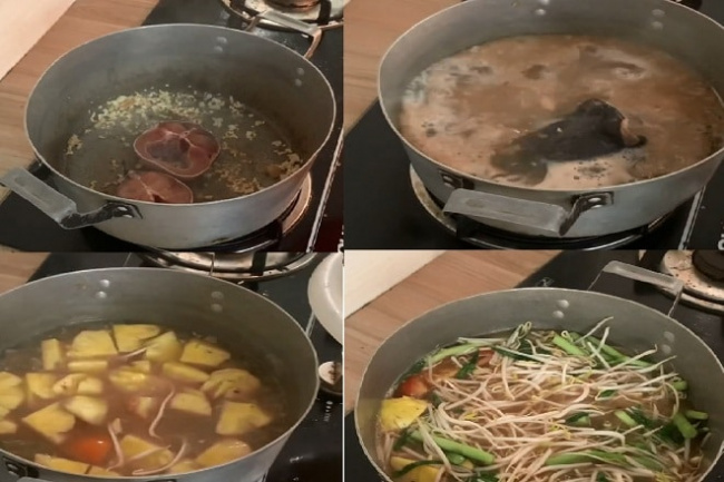 cách nấu canh chua cá trê ngon với rau nhút, thơm và me