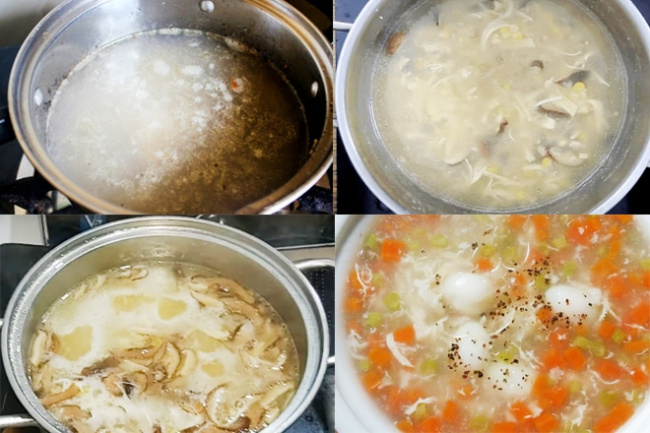 cách nấu súp gà rau củ thơm ngon bổ dưỡng lạ miệng