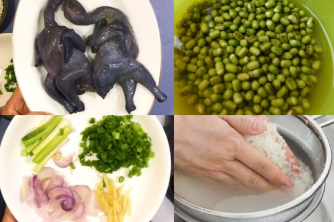 những cách nấu cháo gà ác đậu xanh bùi béo tốt cho sức khỏe