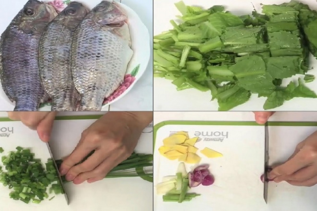 cách nấu bún cá rô rau cải bẹ xanh thơm ngon hấp dẫn nhất