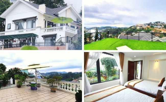 top 20 biệt thự villa đà lạt giá rẻ view đẹp cho thuê nguyên căn có hồ bơi