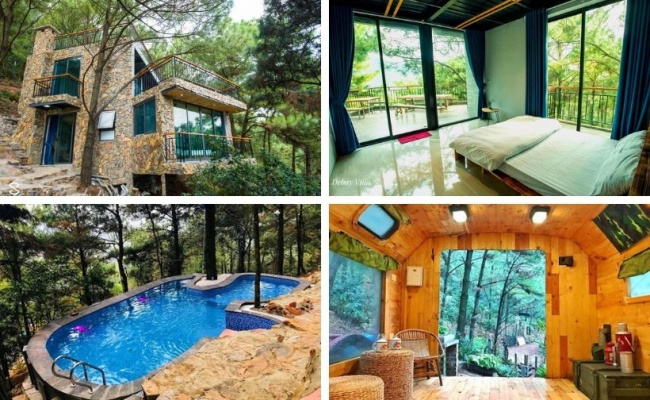 15 resort biệt thự villa sóc sơn giá rẻ view đẹp có hồ bơi nguyên căn