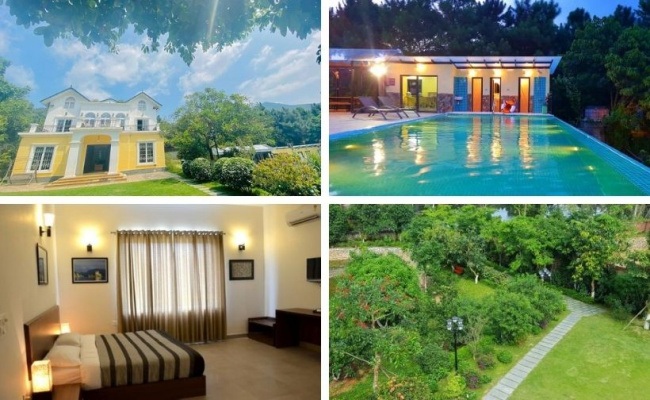 15 resort biệt thự villa sóc sơn giá rẻ view đẹp có hồ bơi nguyên căn