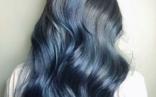 KHÔNG TẨY100%-XANH RÊU) Thuốc nhuộm tóc RÊU KHÓI lên màu từ nền đen |  Lazada.vn