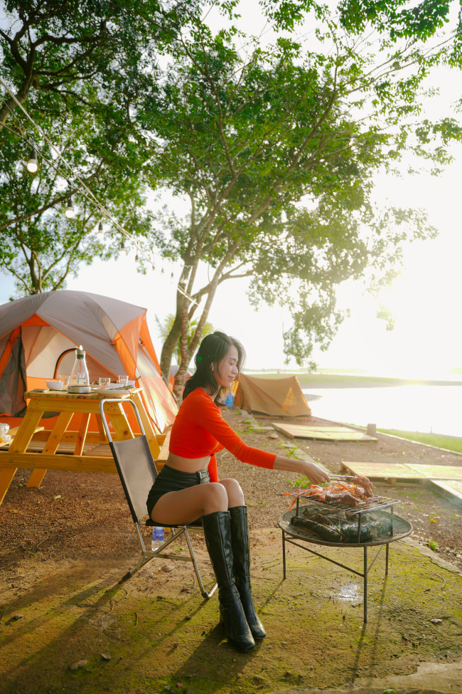 trải nghiệm cắm trại tại hồ trị an với khu cắm trại mã đà