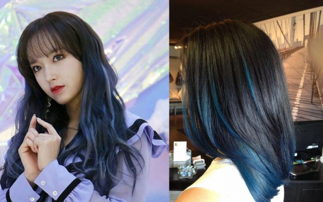 kiểu tóc, 7+ kiểu tóc nhuộm màu xanh đen đẹp chiếm trọn spotlight 2022
