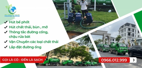 5 Công ty rút hầm cầu, thông cống nghẹt uy tín nhất tỉnh Tiền Giang