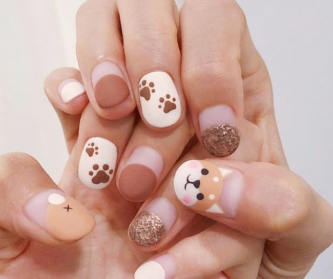 nail đẹp, 15+ mẫu vẽ móng tay hình thú đẹp cho các nàng nhí nhảnh