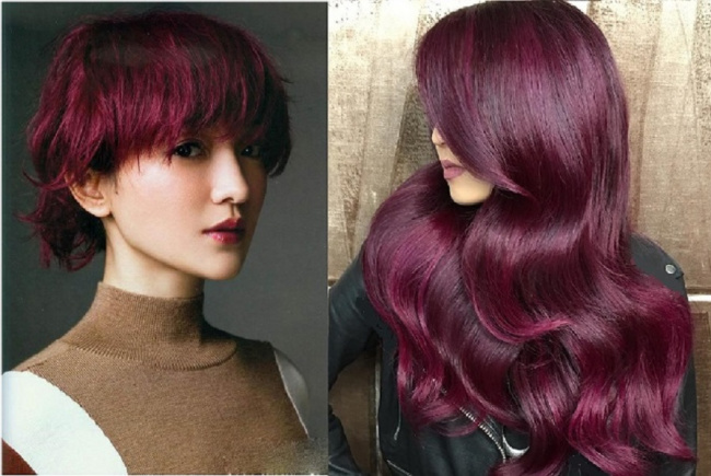 kiểu tóc, tóc red color rượu nho nhạt rời khỏi màu sắc gì? sở hữu cần thiết tẩy tóc không?
