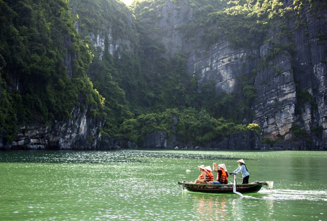 dark and light cave: an ideal stopover near halong bay