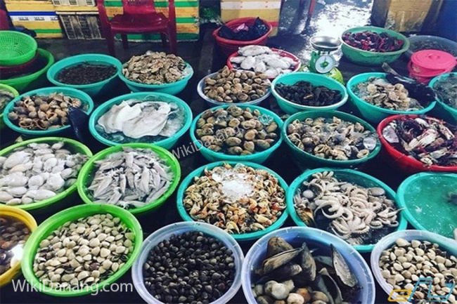 top chợ hải sản đà nẵng lớn nhất, đồ tươi sống, giá gốc