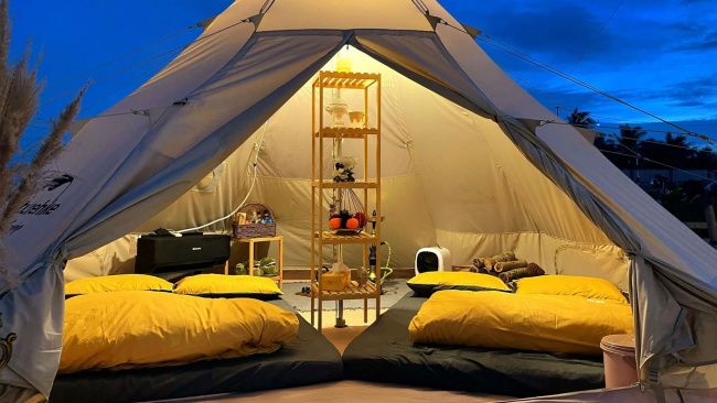 lều cắm trại tiện nghi đắt khách dịp lễ