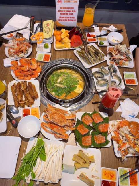 10 địa chỉ ăn buffet ngon, chất lượng nhất tỉnh thái nguyên