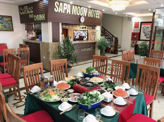 ăn chơi sapa, lưu trú ở sapa, review khách sạn sapa moon hotel giá rẻ ở trung tâm thị trấn