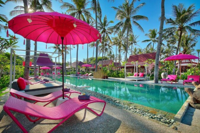đảo gili trawangan, khách sạn, pinkcoco, pondok santi estate, villa nero, top 10 khách sạn tốt nhất ở khu vực đảo gili trawangan indonesia