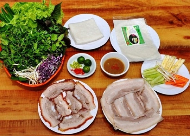 top 10 quán bánh tráng cuốn thịt heo ngon nhất đà nẵng