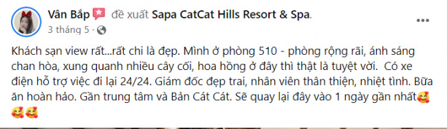 lưu trú ở sapa, sapa catcat hills resort & spa: ‘ngôi làng nhỏ’ view 360 độ hoàng liên sơn