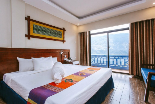 ăn chơi sapa, holiday sapa hotel: khách sạn sang trọng view fansipan cực đỉnh
