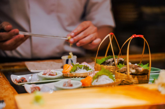 ăn chơi sài gòn, thưởng thức món nhật tại nhà hàng kiyota sushi đẳng cấp