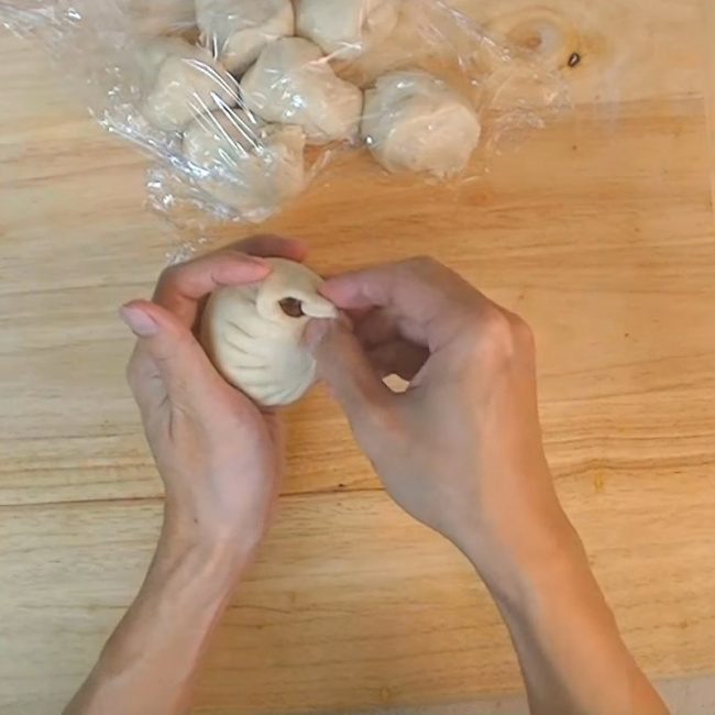 cách làm bánh bao bằng bột mì và bột nở tại nhà