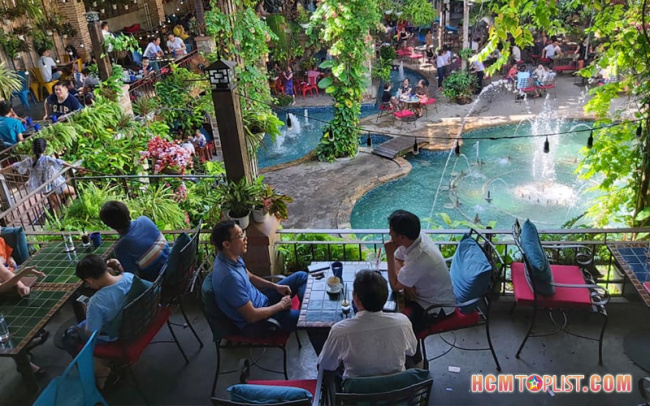 thư giãn với top 10+ quán cafe sân vườn quận 1, tphcm