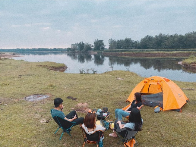 camping location, check-in da nang, danang tourist destination, picnic, immediately update new camping spots near da nang that are very chill on weekends