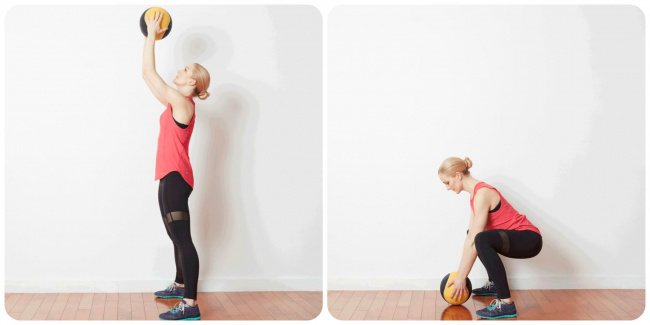 7 bài tập bóng tạ giúp tăng cơ bụng và cơ mông